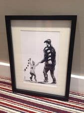 Dunfermline 'My First Match' contemporary art - original artwork in 16'' x 12''frame