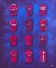 Dunfermline - Pars Classic Kits 20'' x 30'' approx poster print