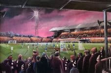 Dunfermline v Everton Inter Cities Fairs Cup 1962 - 20'' x 30'' Box Canvas Print