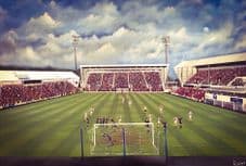 Dunfermline v Raith Rovers A3 poster print