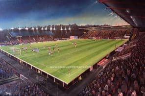 Exeter City v Carlisle 2017 - 20'' x 30'' approx poster print