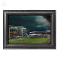 Goodison Park Everton v Bayern Munich 1985 - Original Unframed Artwork sized 30' x 20''
