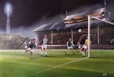 Hibernian League Cup Winners 1972 - 20'' x 30'' approx poster print