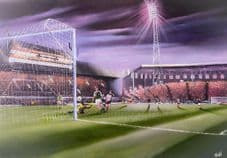 Hibernian V Dunfermline Skol Cup Final 1991 - 20'' x 30'' approx poster print