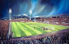 Hibernian v Napoli 20'' x 30'' approx poster print