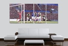 Hibernian 'We Were There' Wall Art - 4 x 20'' x 10'' box canvases