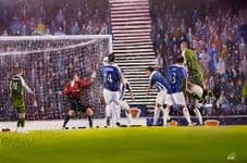 Hibs League Cup Final 2007, Rob Jones' Goal A3 approx poster print