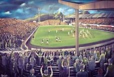 Hibs v Celtic Jan 12th 1980 Easter Road - Classic George Best Moment 20'' x 30'' approx poster print