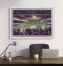 Highbury Stadium, Arsenal - original unframed artwork 20'' x 30''