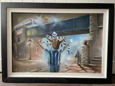 Huddersfield Town Memories 76cm x 50cm Unframed original artwork