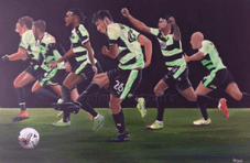 Huddersfield Town - Premier League Celebration 20'' x 30'' approx poster print