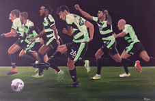 Huddersfield Town - We Are Premier League - 20'' x 30'' Box Canvas