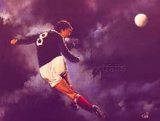 Kenny Dalglish Rocks Anfield 1977 -Poster Print 20'' x 15'' approx