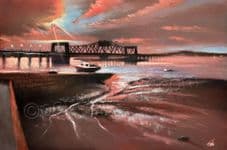 Kincardine Bridge- 20'' x 30'' Box Canvas Print