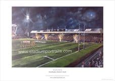 Leeds Rhinos South Stand Celebration unframed A3 Print