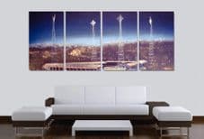 Leeds United - 4 x 20'' x 10'' box canvases