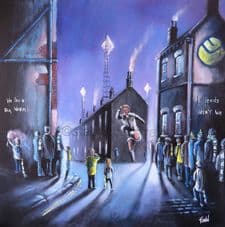 Leeds United - All Leeds Aren’t We 11”x11” approx poster print