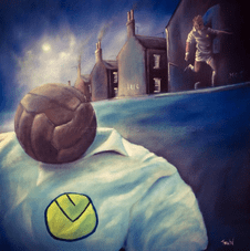 Leeds United - The Spirit of Bremner 20'' x 20'' approx poster print