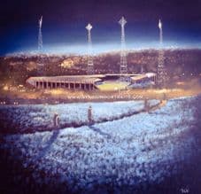 Leeds United - Those Diamond Lights - 20'' x 20'' approx poster print