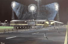 Leeds Utd 1970's Elland Road 20'' x 30'' approx poster print