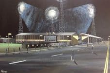 Leeds Utd 1970's Elland Road 20'' x 30'' Box Canvas Print