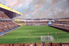 Leeds Utd v Bristol Rovers, Elland Road 2010 approx poster print