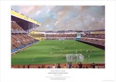 Leeds Utd v Bristol Rovers, Elland Road 2010 unframed A3 Print