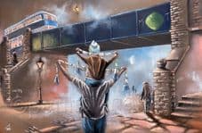 Marching on Together Part 2 Leeds United 20'' x 30'' approx poster print