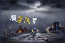 MOT from yesterday to today, Leeds United A3 poster print