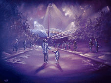 My First Match - Huddersfield Town 20'' x 30'' approx poster print