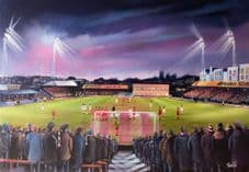 New Kilbowie Park, Clydebank - 20'' x 30'' Box Canvas