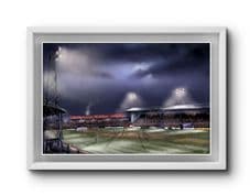 Rugby Park Kilmarnock - original unframed artwork 20'' x 30''