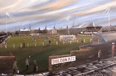 Shildon AFC - Dean Street 20'' x 30'' approx poster print