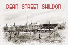 Shildon AFC - Dean Street Black & White 20'' x 30'' approx poster print