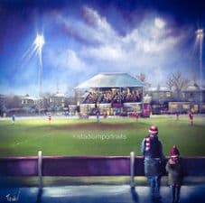 Shildon AFC - Dean Street Forever Man and Boy 20'' x 20'' Box Canvas Print