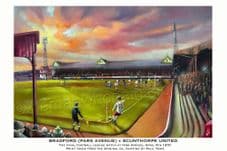 The Final Act, Bradford Park Avenue v Scunthorpe 4th April 1970 - A3 print