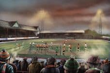 The Final Wool City Derby Bradford Park Avenue v Bradford City - 20'' x 30'' approx poster print
