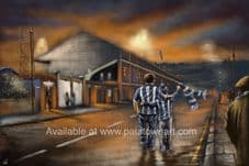 The Good Old Days, Leeds Road, Huddersfield Town unframed A3 Print