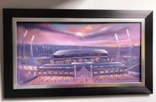 The Spirit of Hampden original artwork framed 16'' x 32''