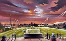 Welfare Ground, Emley AFC - 20'' x 30'' Box Canvas