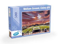 Welfare Ground, Emley AFC (blue) 500 Piece Jigsaw
