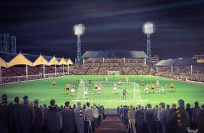 Wolverhampton Wanderers v Juventus' 1972 UEFA Cup Quarter Final 20'' x 30'' Box Canvas