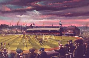 Woodbines and Bovril,  Cathkin Park, Third Lanark    A3  poster print