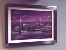 York Street Boston United -UNFRAMED oil painting -on canvas board