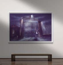 You'll Never Walk Alone, Anfield, Liverpool - original unframed artwork 20'' x 30''