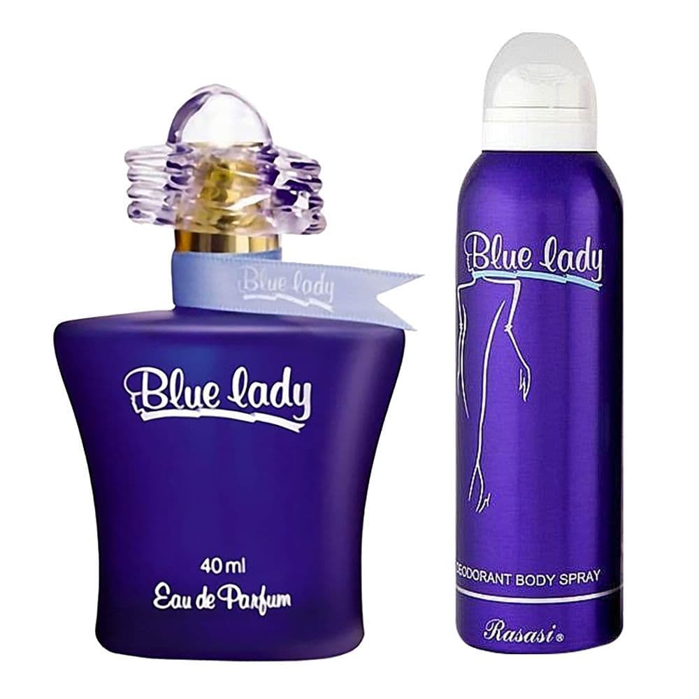 BLUE LADY Eau De Parfum 40ml With Free Body Spray For Women by RASASI