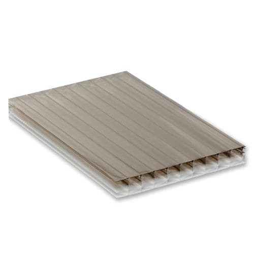 25mm Multiwall Polycarbonate Sheet Bronze on Opal