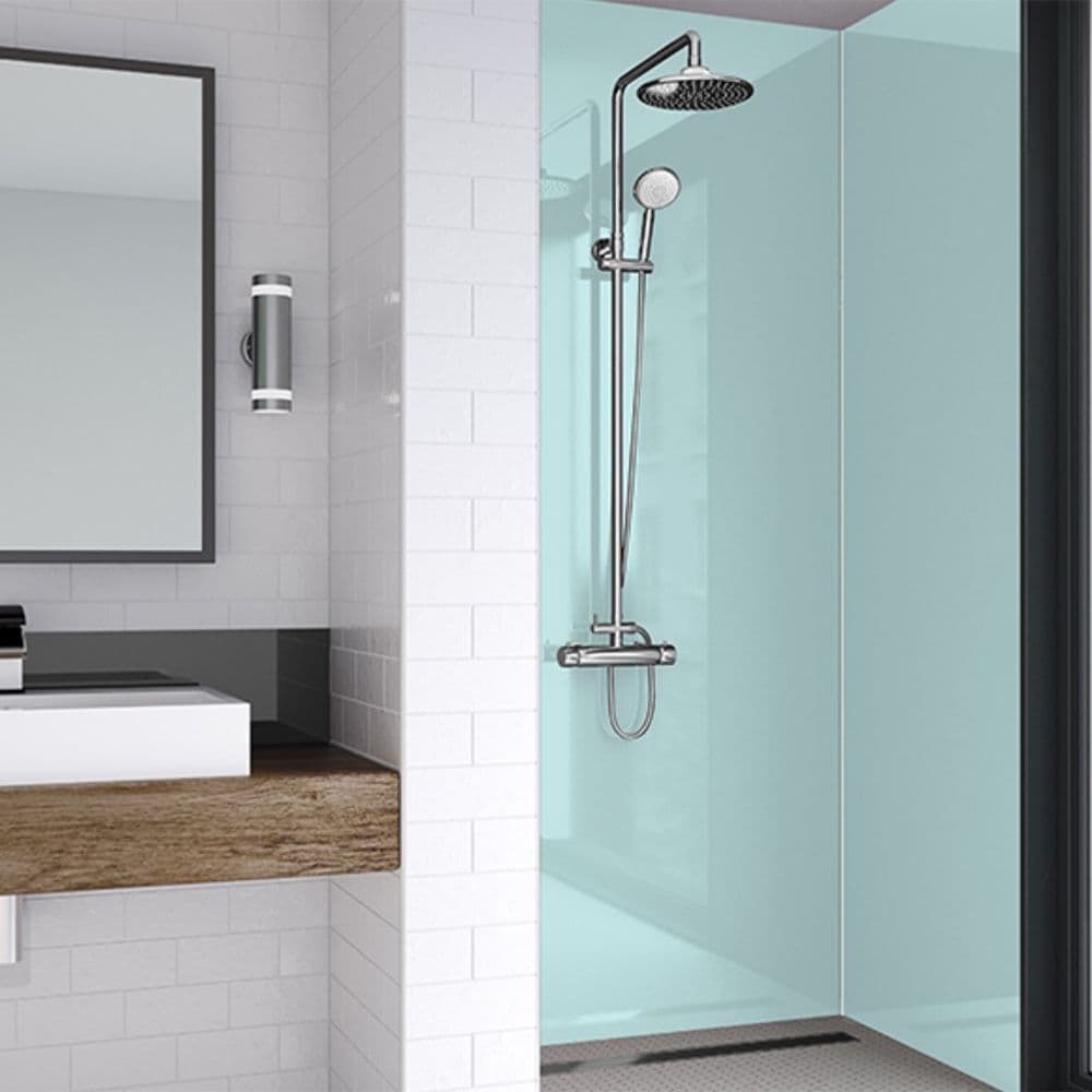 Acrylic Shower Panel Green Mist WetWall