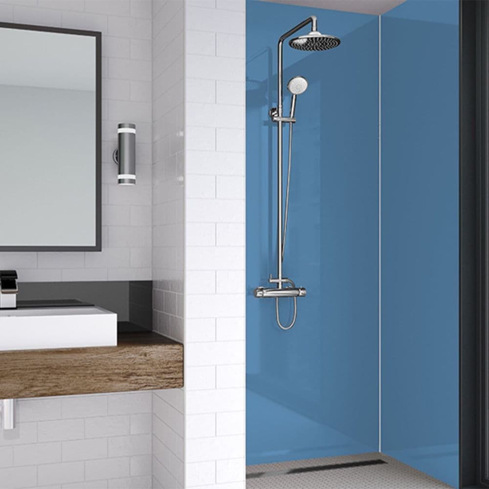 Acrylic Shower Panel Sky Blue WetWall