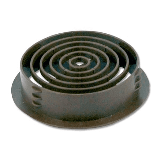 Brown Circular Soffit Vent 70mm